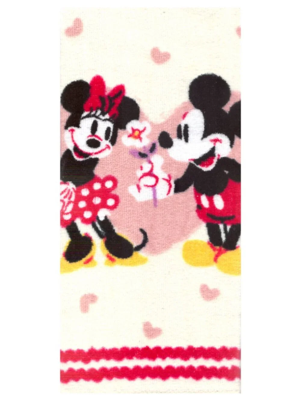 Disney Mickey Minnie Valentine Kitchen Towels 2 Pack XOXO Hearts 15x26